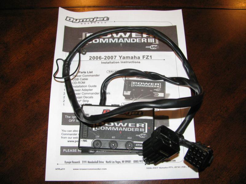 Dynojet power commander usb 3 yamaha fz1 fz 1 06 07 08 2006 2007 2008