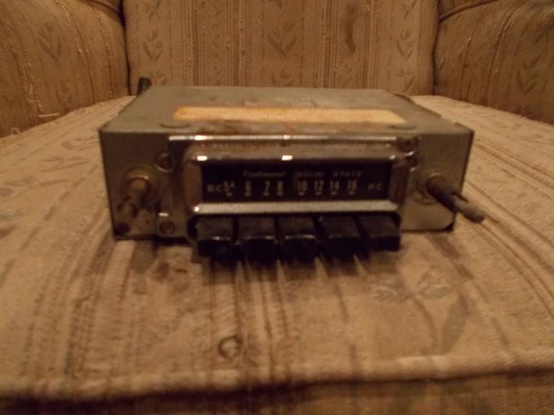 Antique continental 7 transistor car radio stereo lincoln