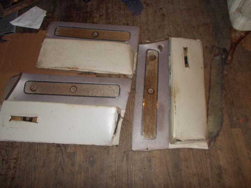 1962 lincoln continental interior door panels