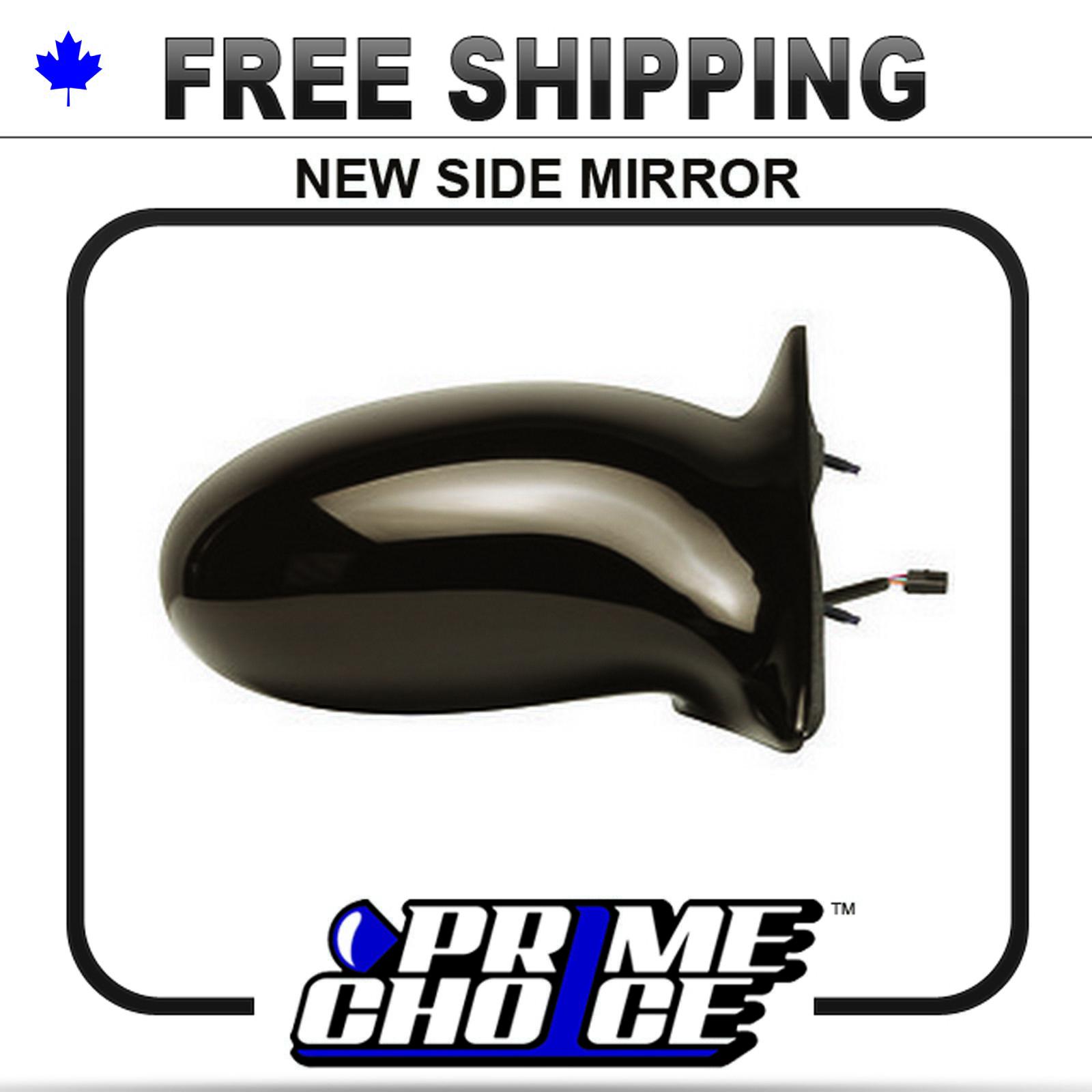 New power non heated passengers side view door mirror