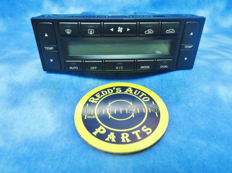 05-06 kia amanti digital dual zone ac heat climate control oem scratches 256r