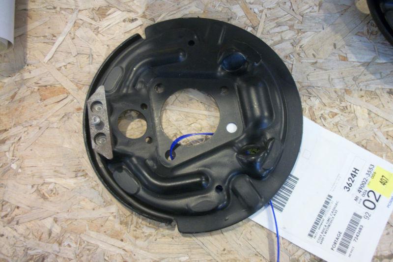 Gm part#18014165 brake flange/ backing plate right brand new