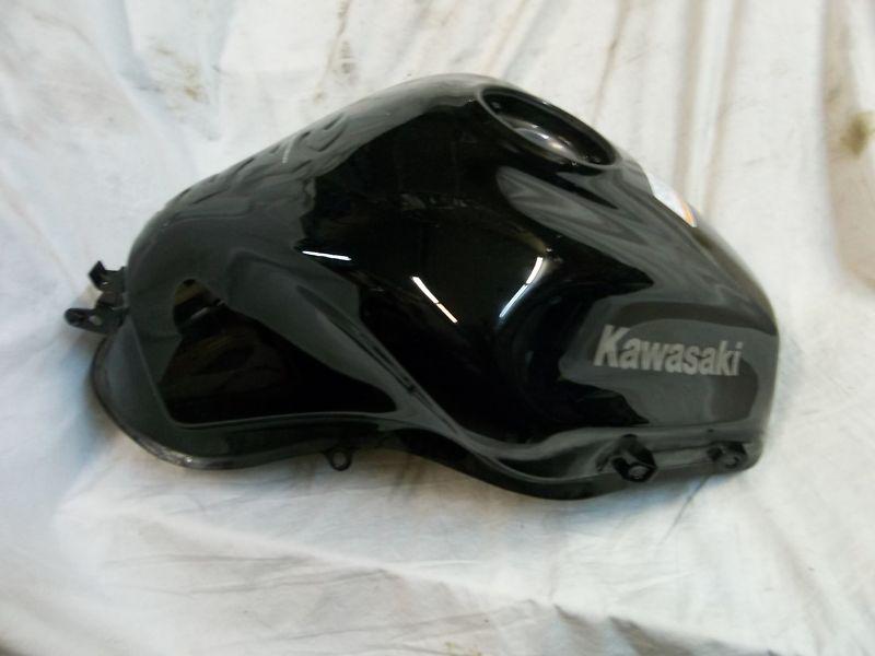 2011 kawasaki zx1000 1000 ninja black gas fuel tank *b75b