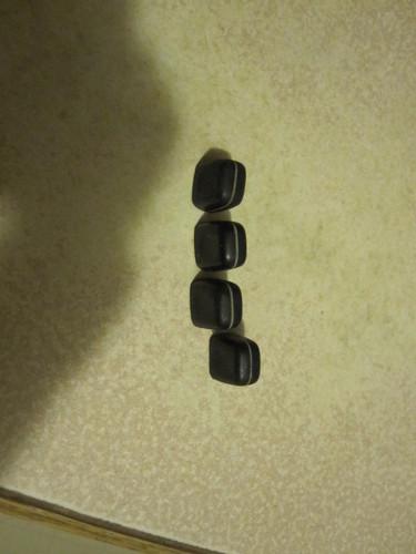 Chevy tracker heater ac knobs(4) 99 00 01 02 03 04 05