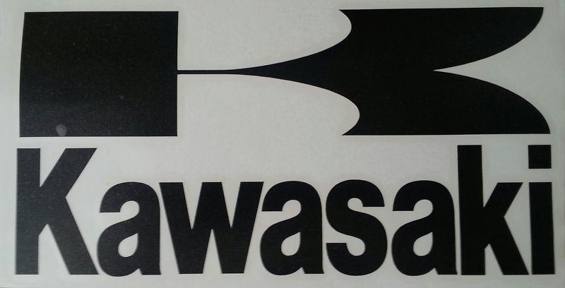 Kawasaki motorcycle boat watercraft side by side logo decal sticker - 2