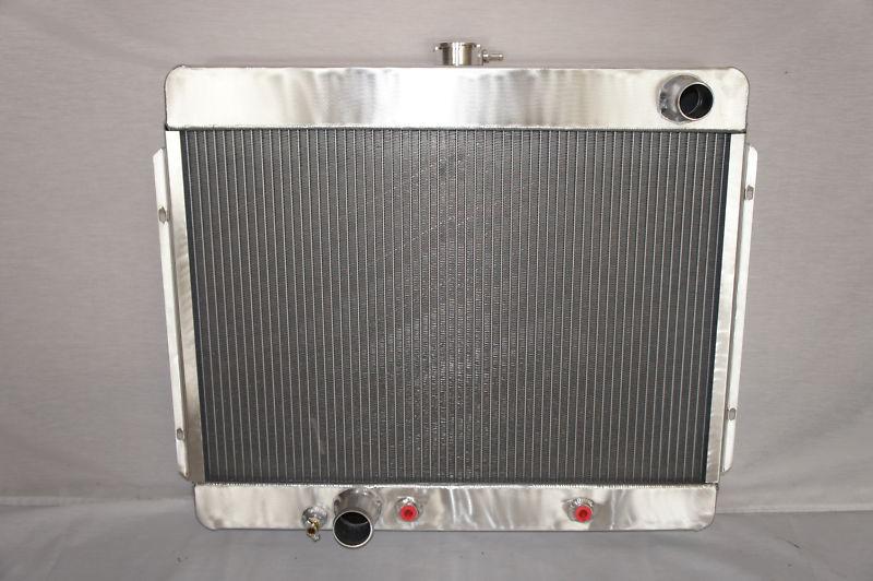 New dubz 1968, 1969, 1970 mustang aluminum radiator w/ toc