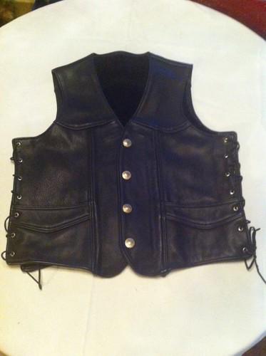 Harley davidson leather vest