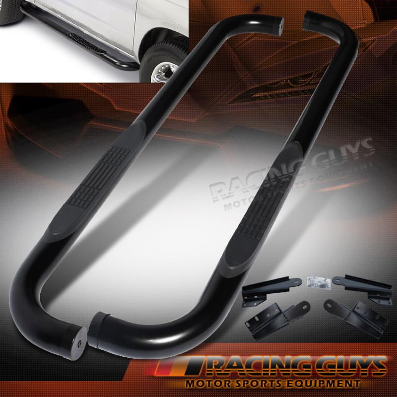 2004-2008 ford f150/f-150 pick up truck running boards black nerf bar bars l+r  