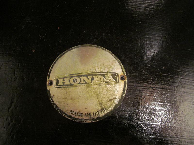 Honda cb350f 350 four 1974 alternator cover nameplate