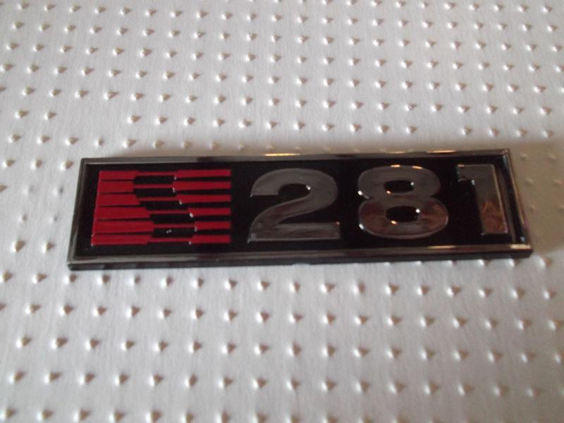 Saleen s281 rear deck badge oem new look!!!!