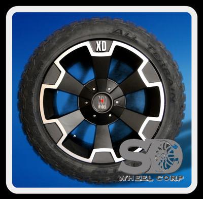 20" xd thump black w/ 265-50-20 nitto terra grappler at