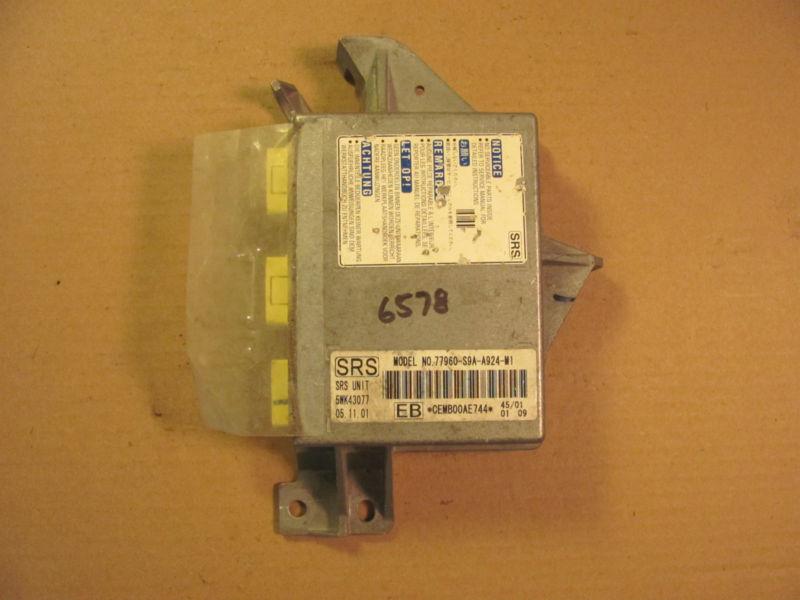 02-03-04 honda cr-v ex japen built air bag module number 77960-s9a-a924-m1