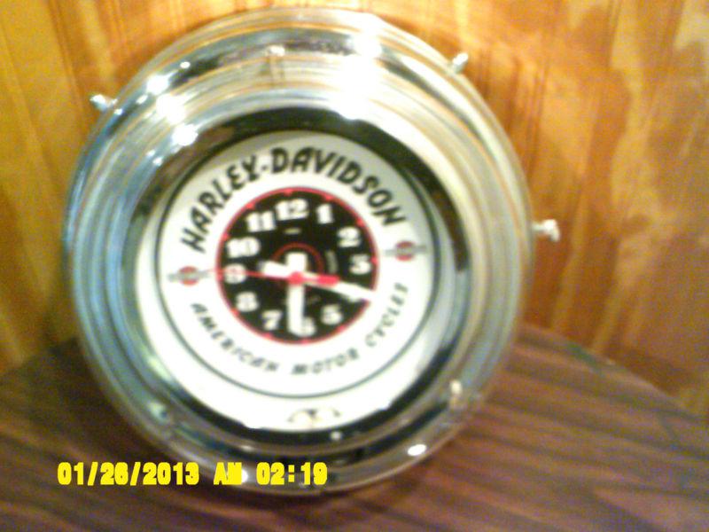 Harley davidson factory dealer wallclock