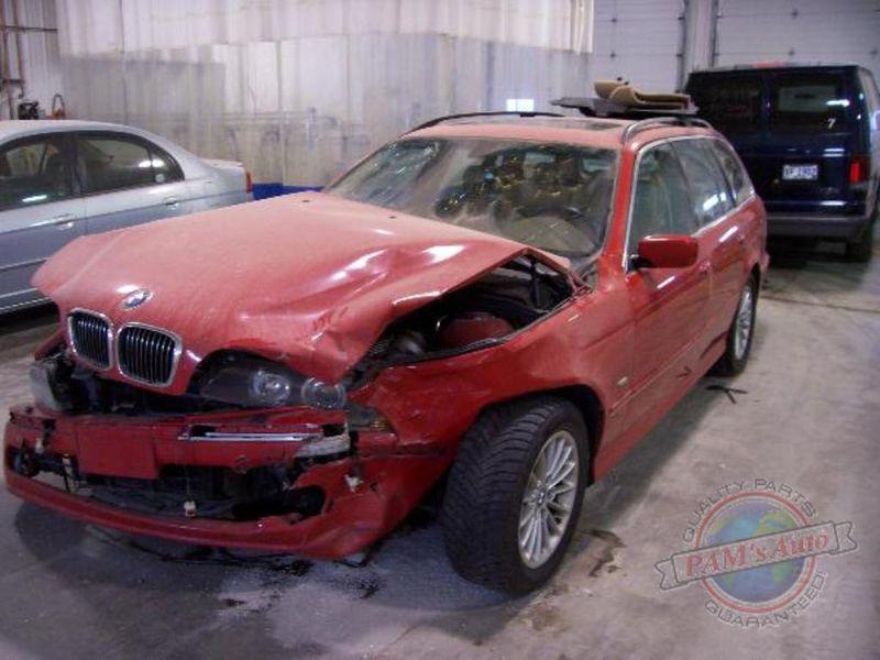 Rear door bmw 540i 371166 99 00 01 02 03 assy red pwr