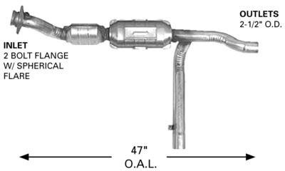 Catco 9096 exhaust system parts-catalytic converter