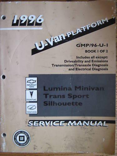 1996 gmc chevy lumina service manual book 1 of 2 original good condition