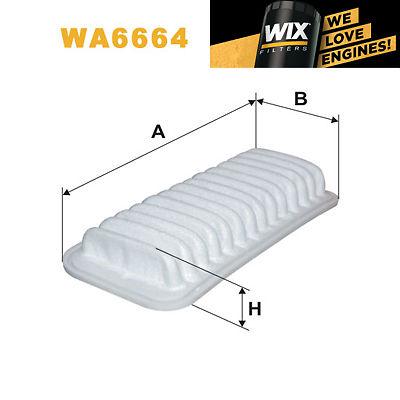 1x wix air filter wa6664 - eqv to fram ca8972