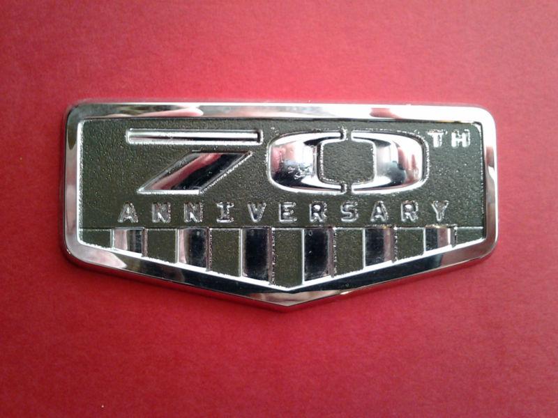 Jeep wrangler cherokee compass patriot liberty 70th anniversary emblem mopar 