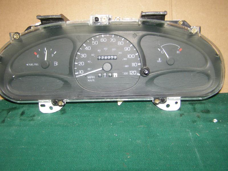 1998 1999 2000 2001 2002 2003 ford escort zx2 coupe speedometer cluster  139k