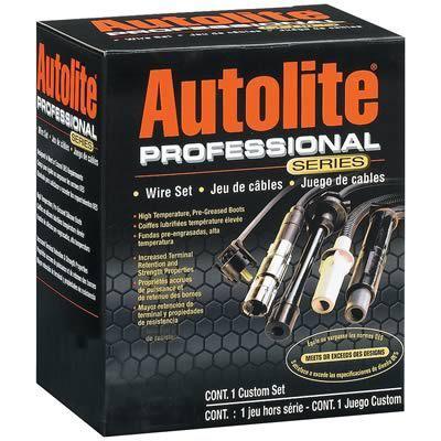 Autolite spark plug wires black silicone graphite conductor buick chevy olds