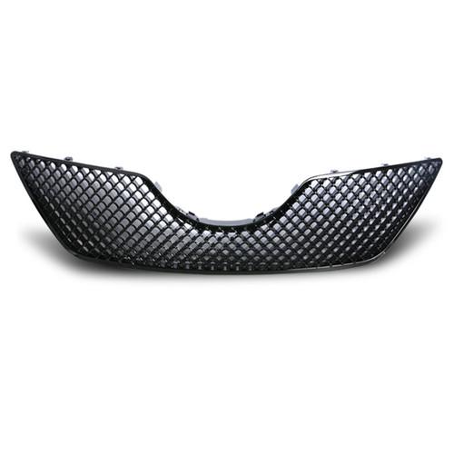 07 08 09 toyota camry abs 3d mesh front grill - black