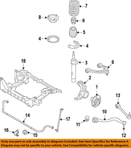 Bmw oem 31126794204 suspension control arm/control arm