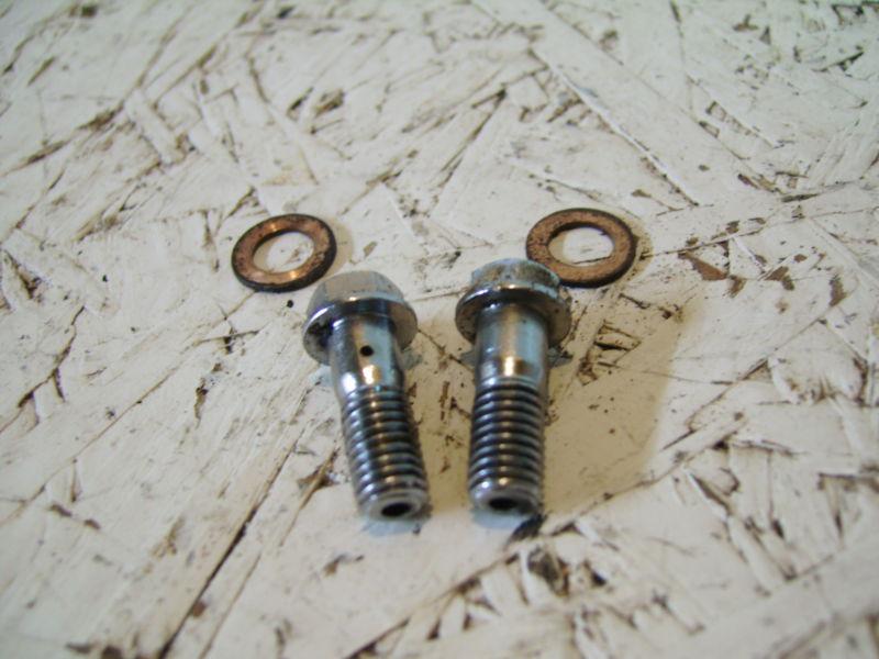 1984 kawasaki klt 110 three wheeler atv oil line bolts screws good shape 