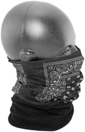 Zan headgear combo motley tube  black paisley