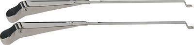 Kentrol windshield wiper arms front stainless steel polished jeep pair