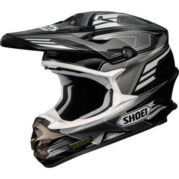 Black/white xl shoei vfx-w werx helmet 2013 model