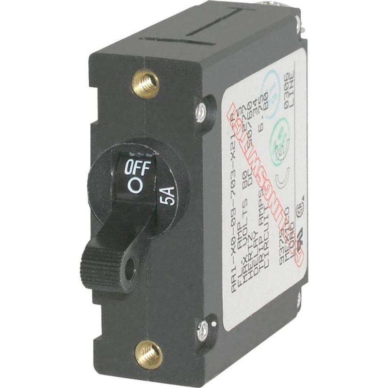 Blue sea 7200 ac / dc single pole magnetic world circuit breaker - 5 amp