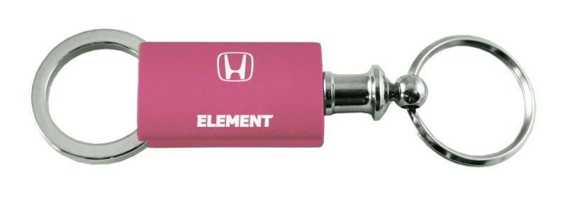 Honda element pink valet metal key chain ring tag key fob logo lanyard