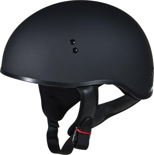 G-max gm45s naked half motorcycle helmet flat black medium