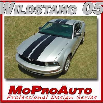 Stang ford mustang racing stripes - 3m pro vinyl graphics decals 2006 144