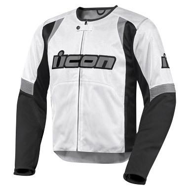 Icon jacket overlord textile white lg 2820-1947