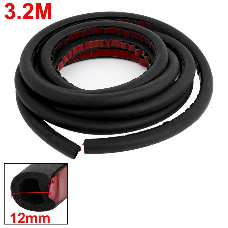 12mm wide 3.2 meters length d type car hollow air sealed strip