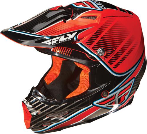 Fly racing f2 carbon motorcycle helmet trey canard graphic orange/black x-large