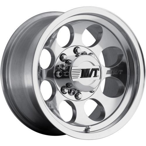 17x9 polished mickey thompson classic iii wheels 8x170 +0 ford f-250 f350