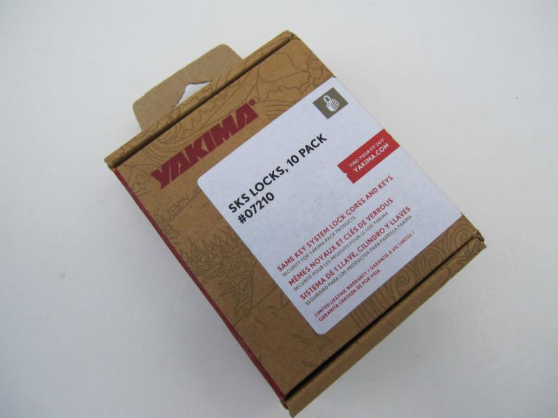 Yakima sks locks 10 pack #07210 key code #a133 - nib