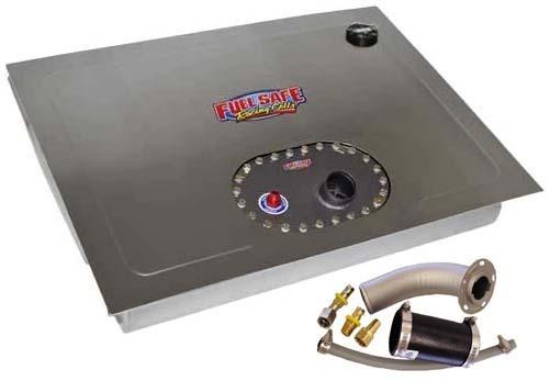 Fuel safe 70 mustang tank w/remote stock fill kit & sending unit,16 gallon cell