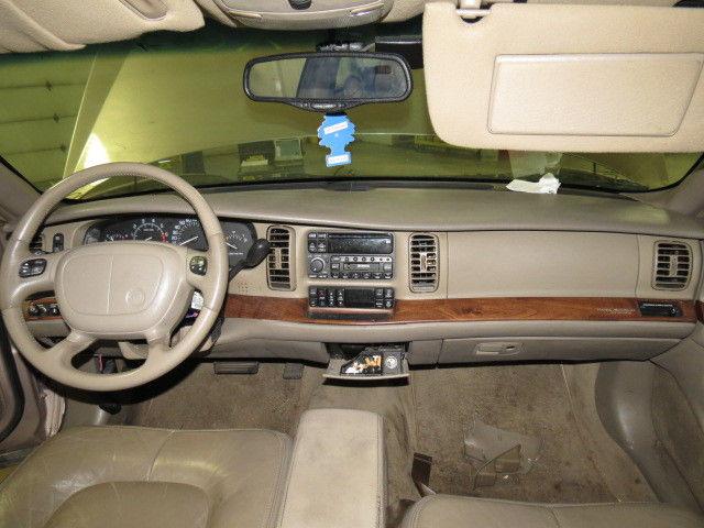 1999 buick park avenue sunvisor passenger rh tan lighted/mirror 2373303