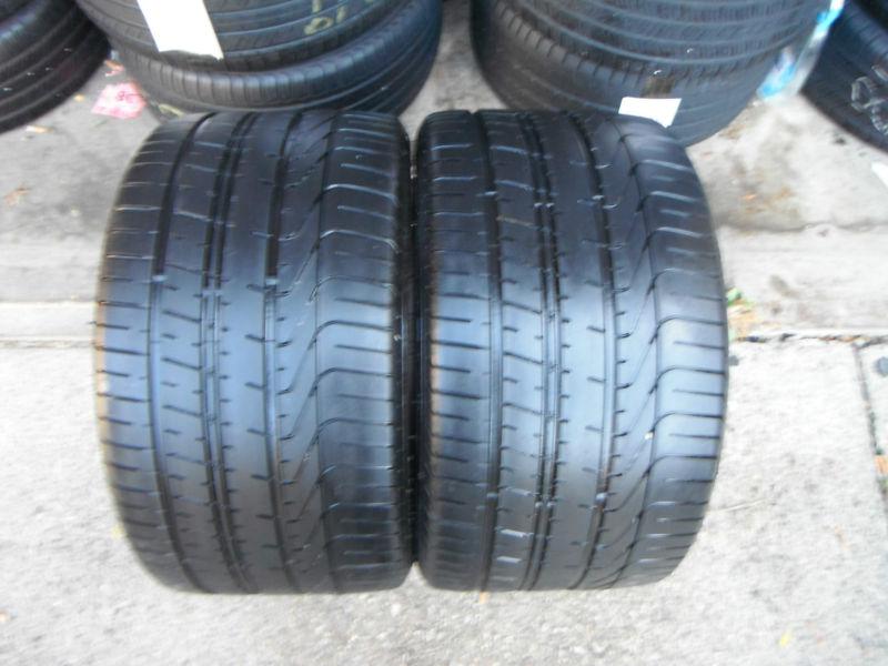 2 great 295 30 19 100y pirelli pzero r01 tires 5.5-6/32 porsche audi