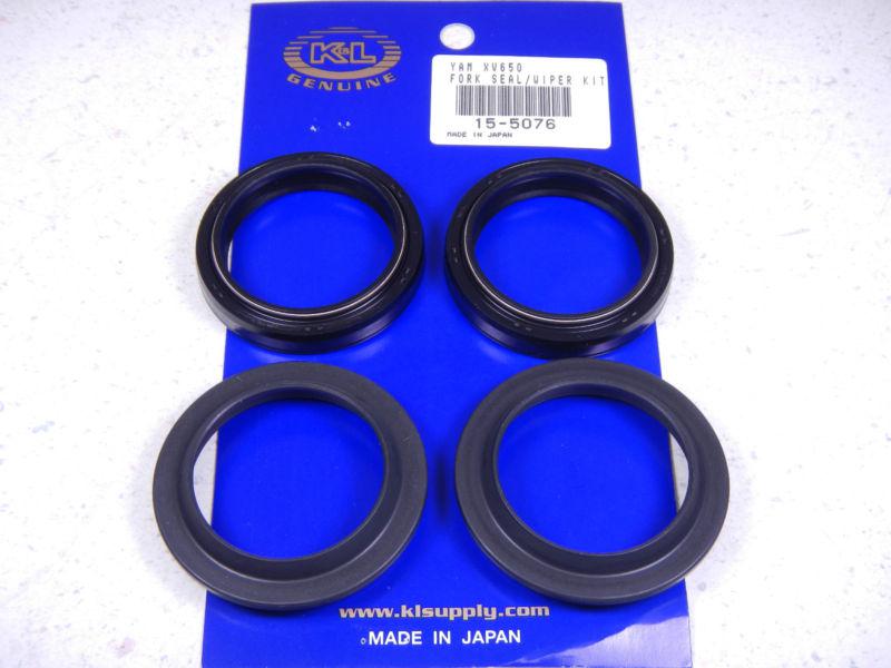 01 yamaha yzf-r1 champions le new k&l front fork oil seal & wiper kit 15-5076