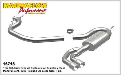 Magnaflow 16718 audi tt stainless cat-back system performance exhaust