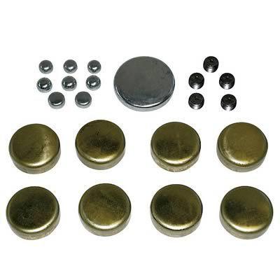 Proform parts freeze plugs brass chevy 400 small block kit 66551