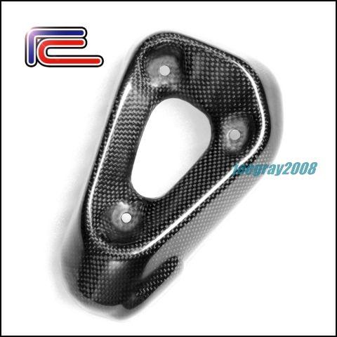 Rc carbon fiber exhaust end cap kawasaki ninja zx 6r 09 10 11 12