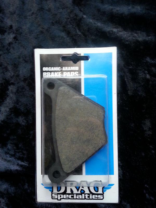 Front brake pad pair organic kevlar for harley davidson oem 44135-74 nip