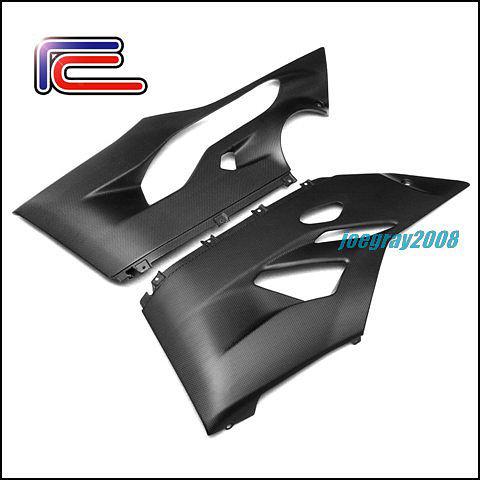 Rc matte carbon fiber lower side fairings panel ducati 1199 panigale s tricolore