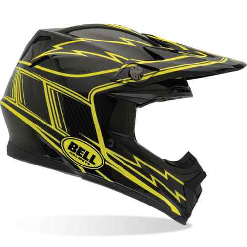 Bell moto-9 carbon hurricane helmet medium new 2013