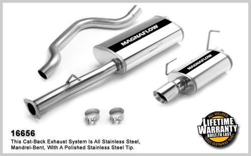 Magnaflow 16656 chevrolet truck trailblazer stainless cat-back system exhaust